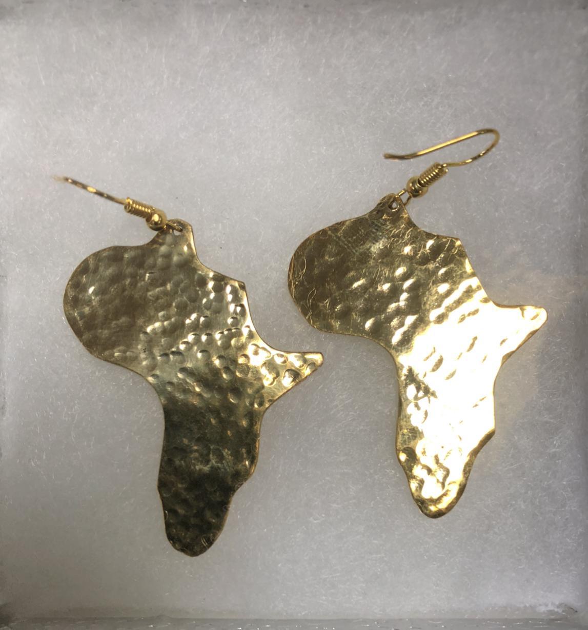 Kenyan Brass Earrings
