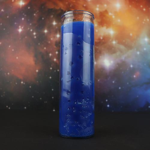 Blue 7 Day Candle