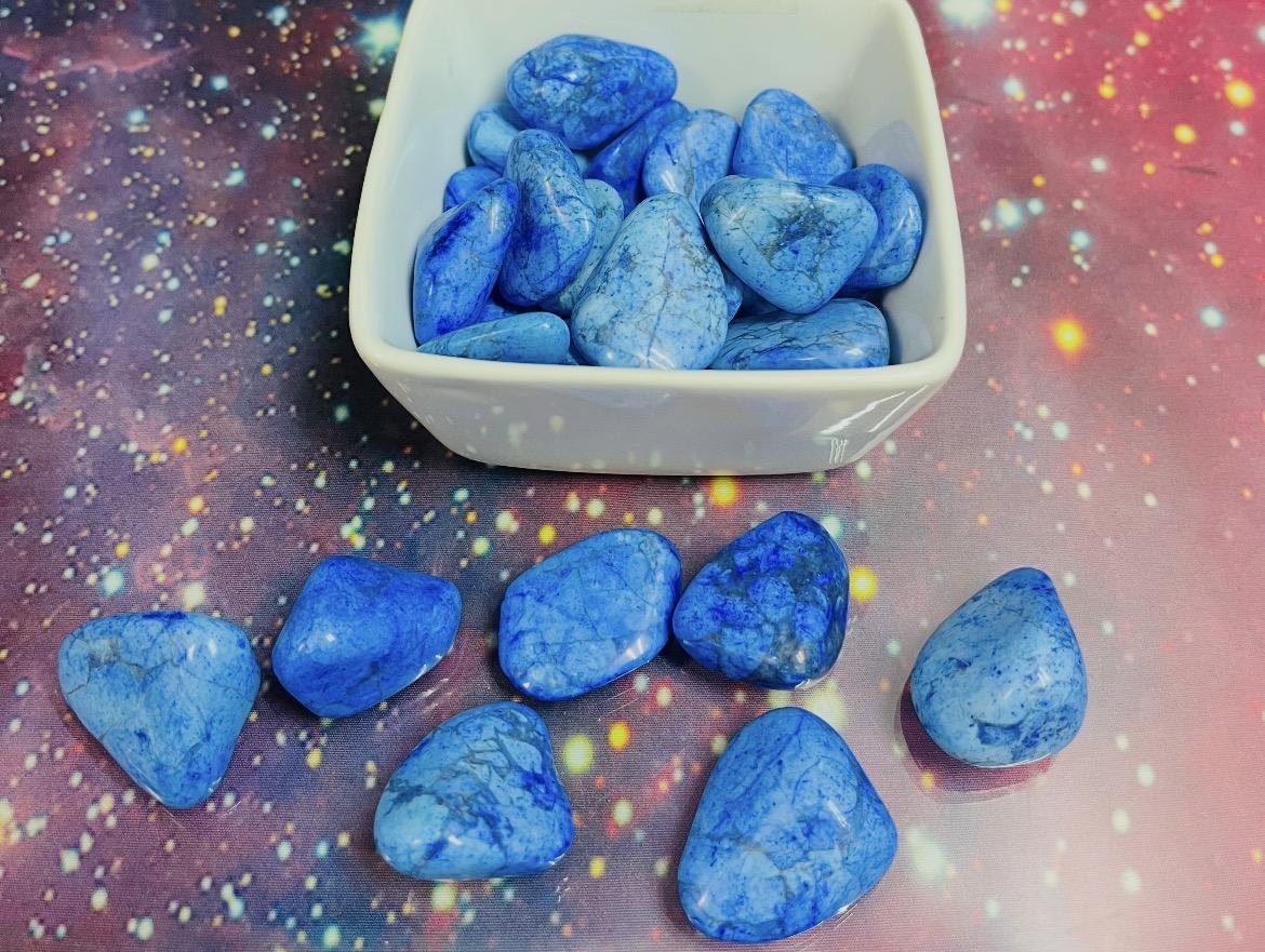 Blue Howlite Stone