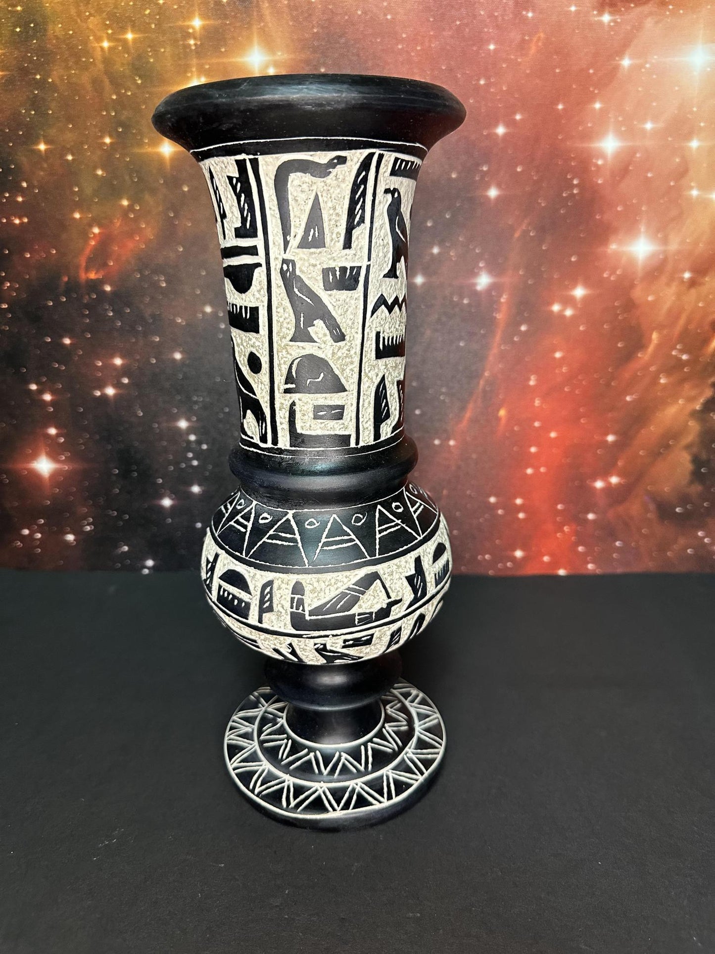 Hieroglyphic Vase Replica