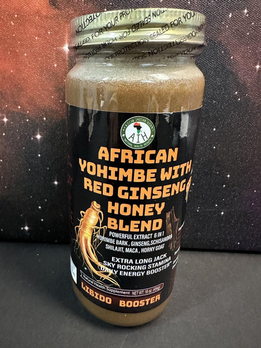 African Yohimbe with Ginseng Honey Blend