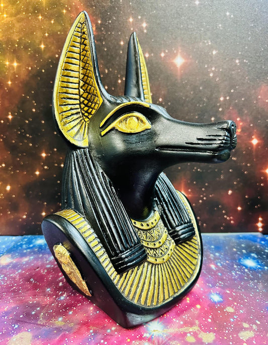 Head of Anubis Replica (Black & Gold)