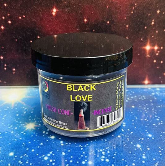 Black Love Incense Cones (Handmade)